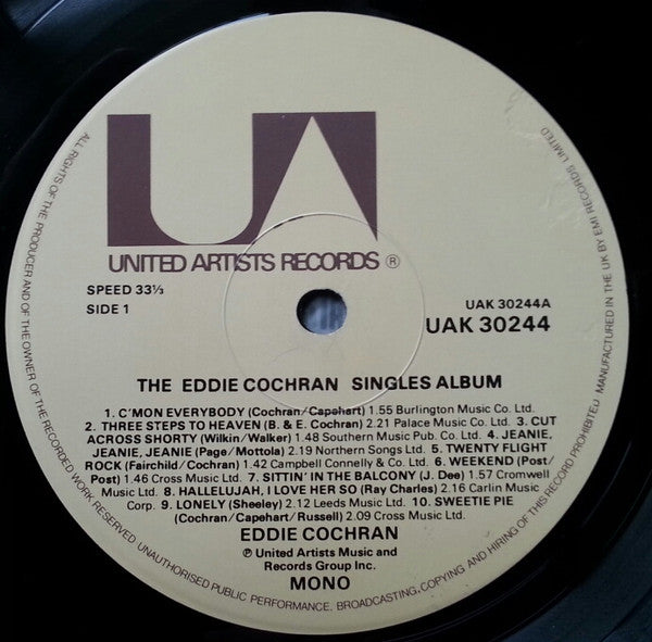 The Eddie Cochran Singles Album