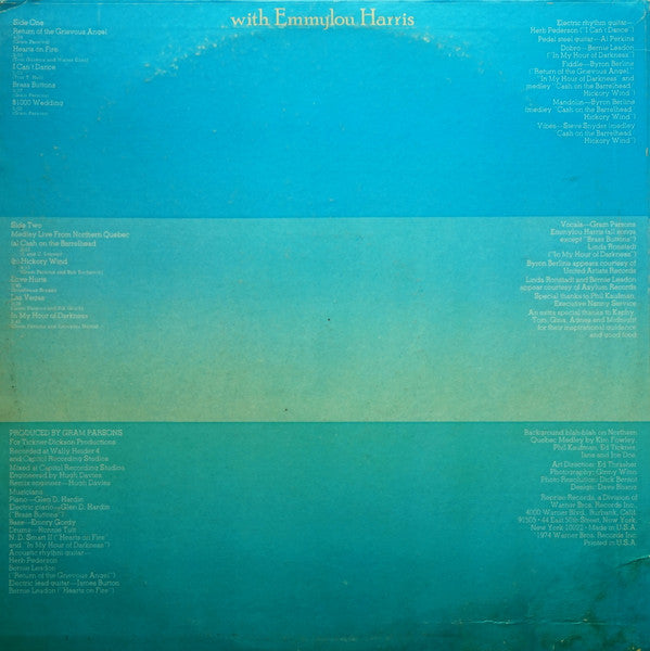 Master Release: Grievous Angel by Gram Parsons