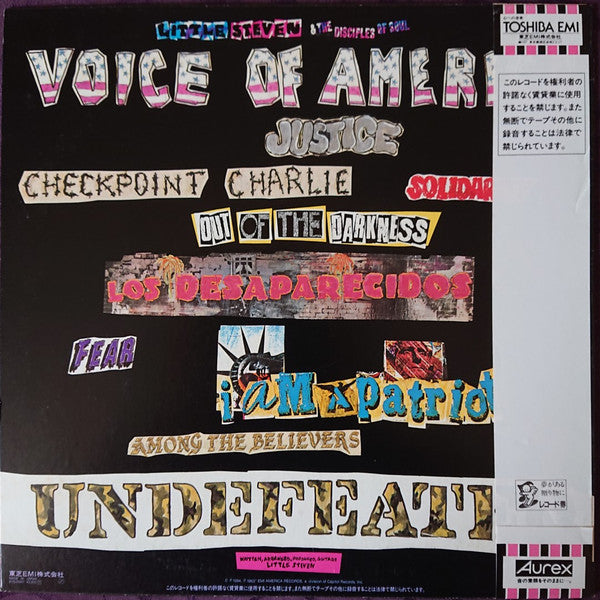 Master Release: Voice Of America by Little Steven