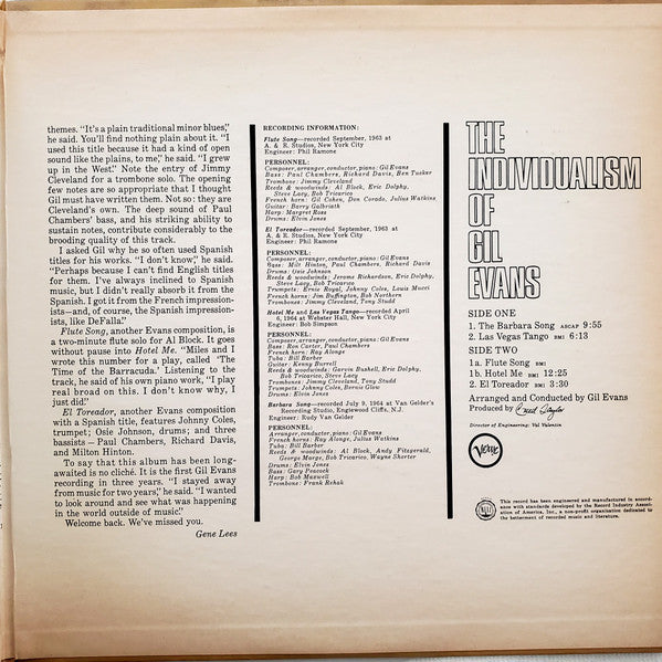 The Individualism Of Gil Evans