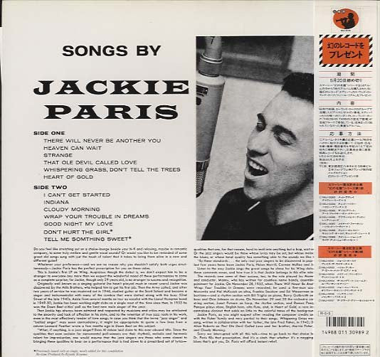 Songs By Jackie Paris
