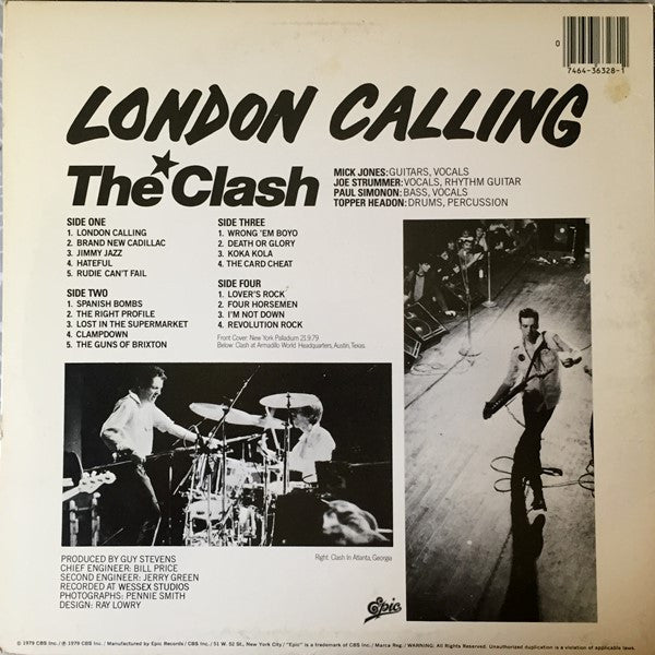 Release: London Calling-Vinyl-US-1980-E2 36328-8871771