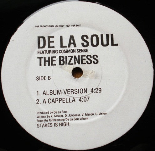 Master Release: The Bizness by De La Soul