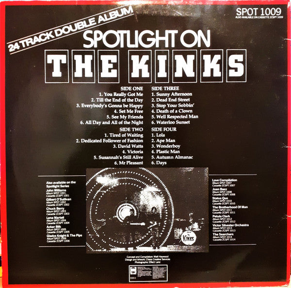 Release: Spotlight On The Kinks-Vinyl-UK-1981-SPOT 1009-2407233