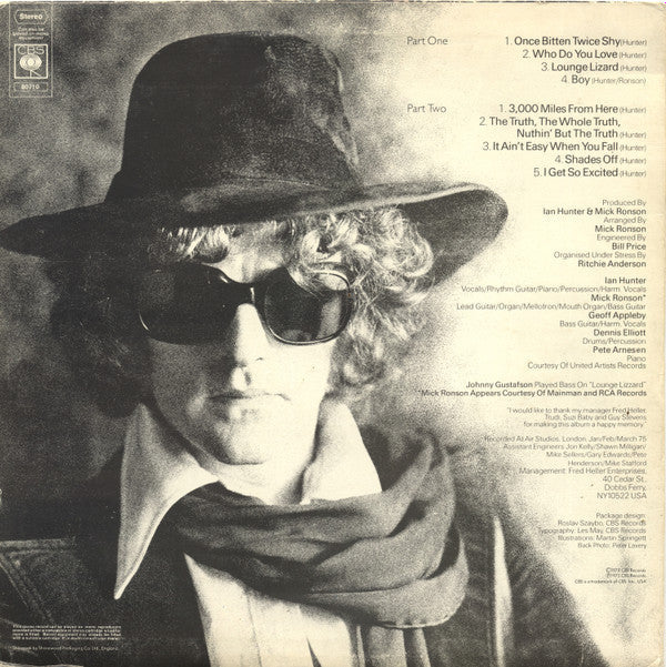 Release: Ian Hunter-Vinyl-UK-1975-S 80710, 80710, CBS 80710-3420661