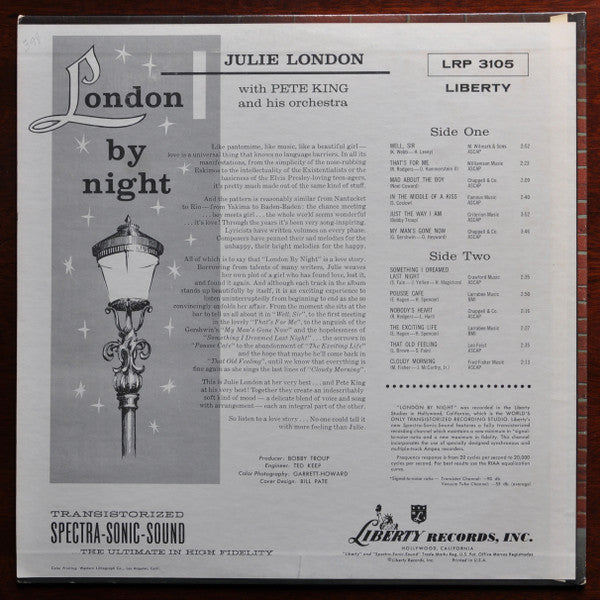 Release: London By Night-Vinyl-US-1959-LRP 3105-7788378