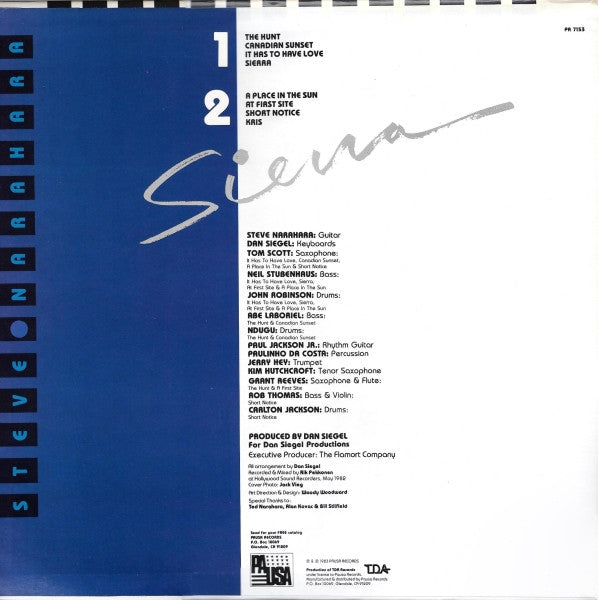 Release: Sierra-Vinyl-US-1983-PR 7153-2989274