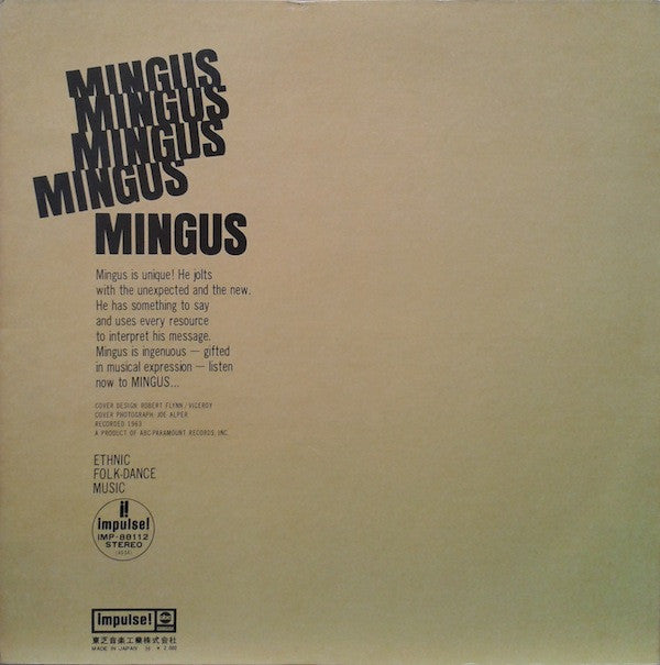 Release: Mingus Mingus Mingus Mingus Mingus-Vinyl-Japan-1973-IMP-88112, IMP-88112-5703975