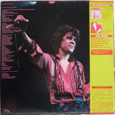 Master Release: Live It Up by David Johansen