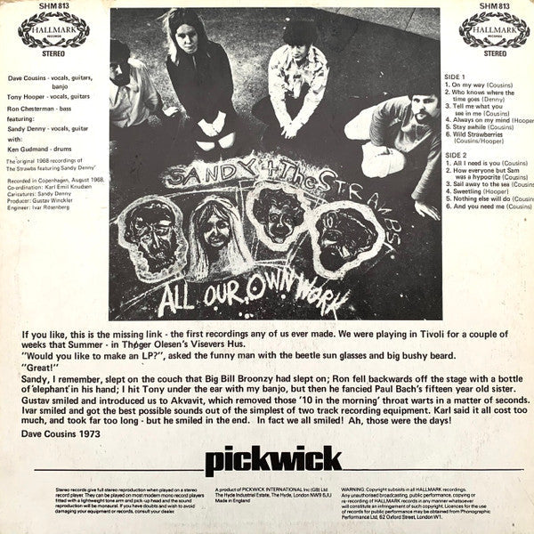 Release: All Our Own Work-Vinyl-UK-1973-SHM 813-1447853