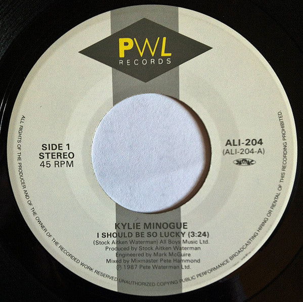 I Should Be So Lucky