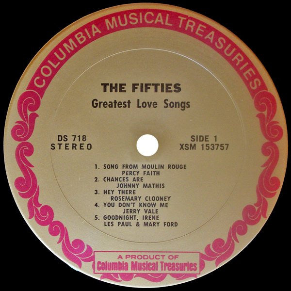 The 50's Greatest Love Songs / The 50's Golden Hits To Remember