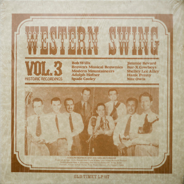 Western Swing Vol. 3 (Historic Recordings)