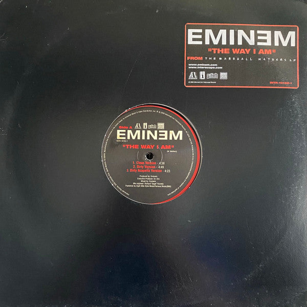 Master Release: The Way I Am by Eminem