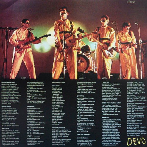 Q: Are We Not Men? A: We Are Devo!