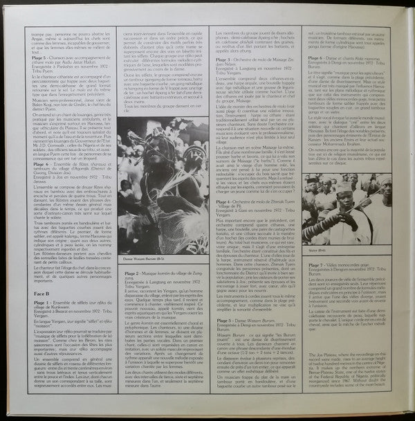 Release: Nigéria: Musiques Du Plateau-Vinyl-France-1984-OCR 82-6075920