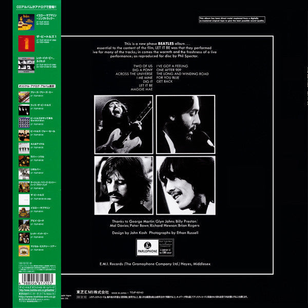 Release: Let It Be-Vinyl-Japan-2003-TOJP-60143, TOJP-60143-2709262