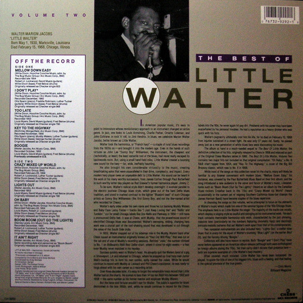 The Best Of Little Walter Volume Two