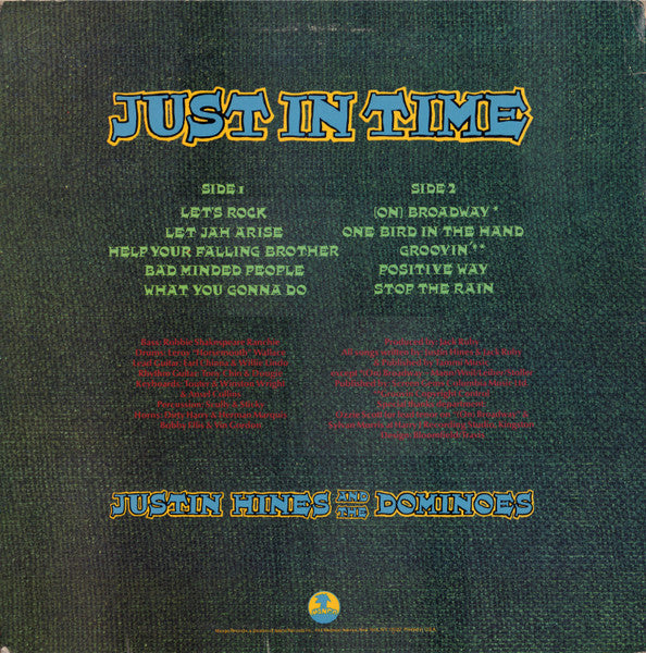 Master Release: Just In Time by Justin Hinds & The Dominoes