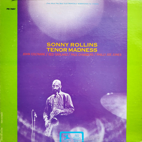 Release: Tenor Madness-Vinyl-US-1972-PR 7657, PRT-7657-6410596