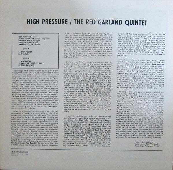 High Pressure
