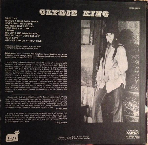 Master Release: Direct Me by Clydie King