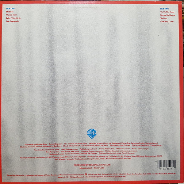 Release: Still Feels Good-Vinyl-US-1981-BSK 3527-1676139