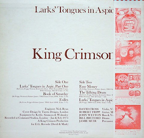 Master Release: Larks' Tongues In Aspic by King Crimson
