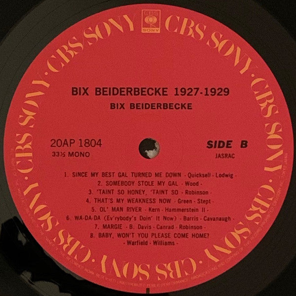Bix Beiderbecke 1927-1929