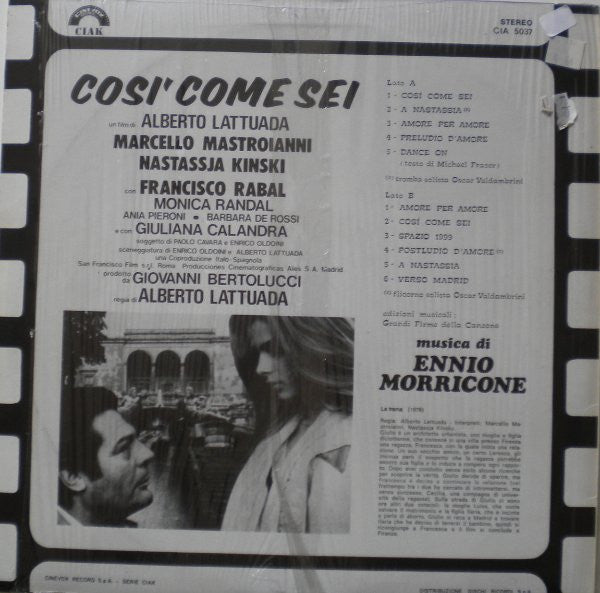 Master Release: Così Come Sei (Colonna Sonora Originale Del Film) by Ennio Morricone