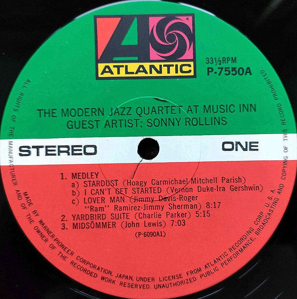 The Modern Jazz Quartet At Music Inn —  Volume 2