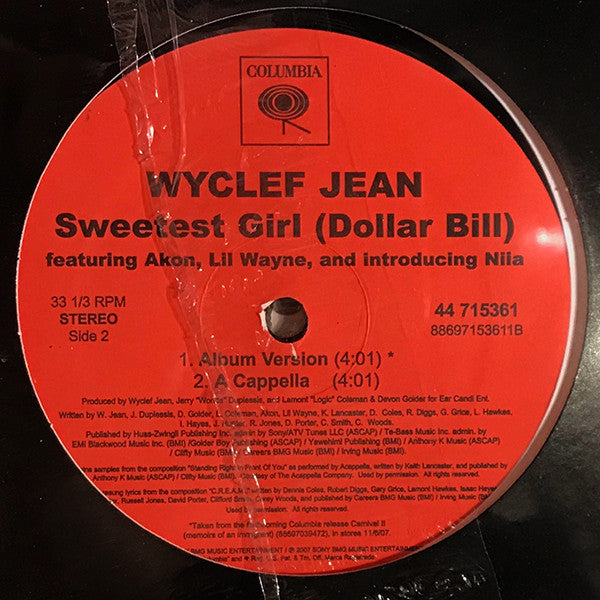 Sweetest Girl (Dollar Bill)