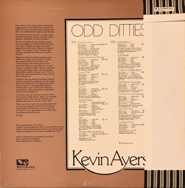 Master Release: Odd Ditties by Kevin Ayers