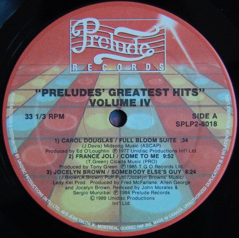 Prelude's Greatest Hits - Volume IV