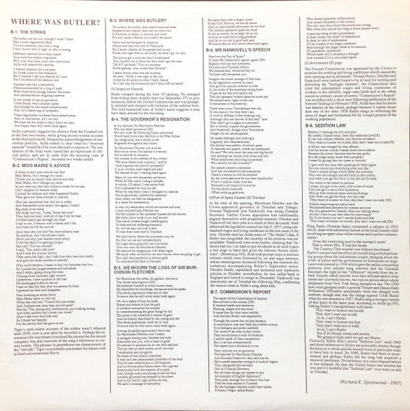 Where Was Butler? - A Calypso Documentary From Trinidad