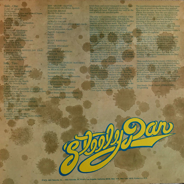 Release: Can't Buy A Thrill-Vinyl-US-1974-CQD-40009, CQD-40009-8191481