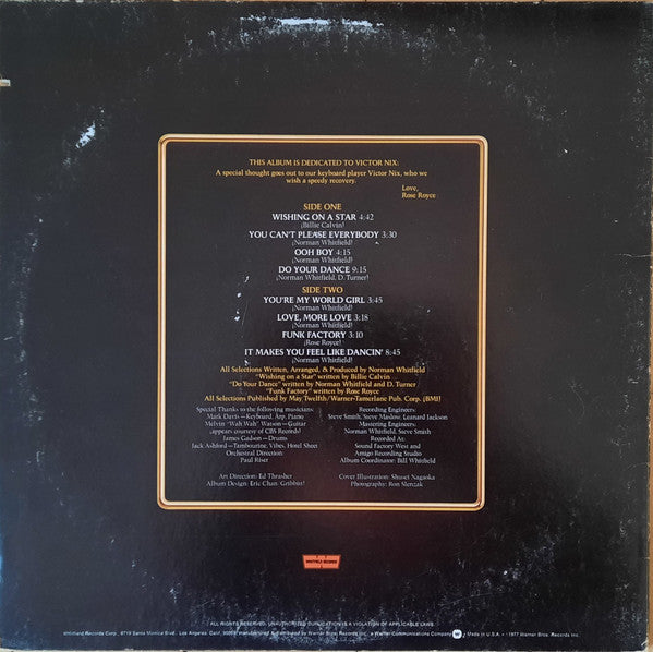 Release: In Full Bloom-Vinyl-US-1977-WH 3074-1125515