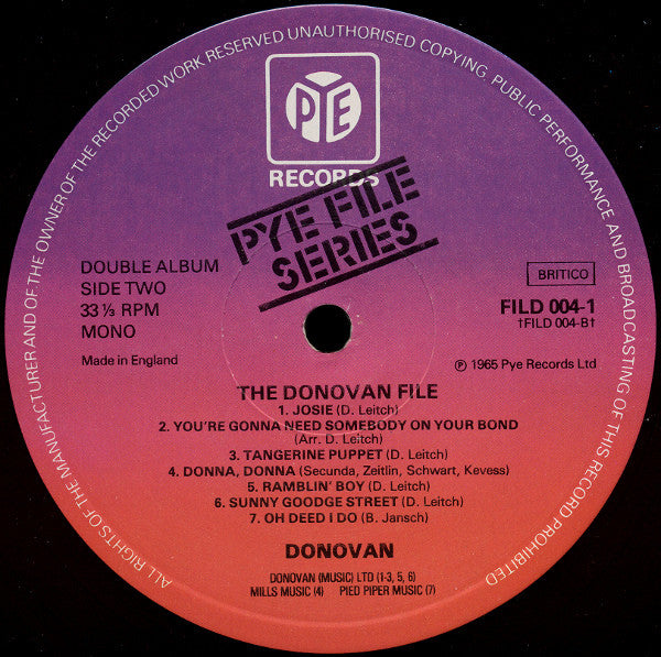The Donovan File