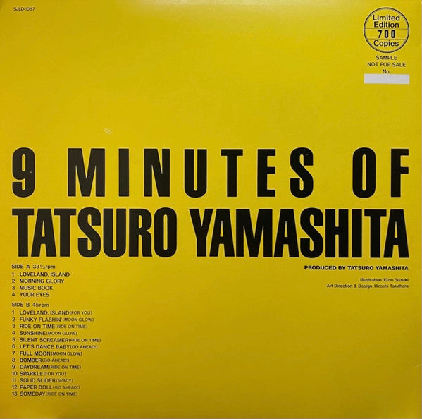 Release: 9 Minutes Of Tatsuro Yamashita-Vinyl-Japan-1982-SJLD-1087-9623229
