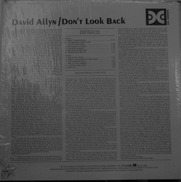 Don't Look Back