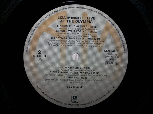 Live At The Olympia In Paris