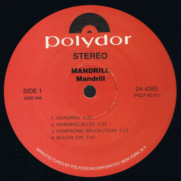 Release: Mandrill-Vinyl-US-None-24-4050, 2425 049-2071319
