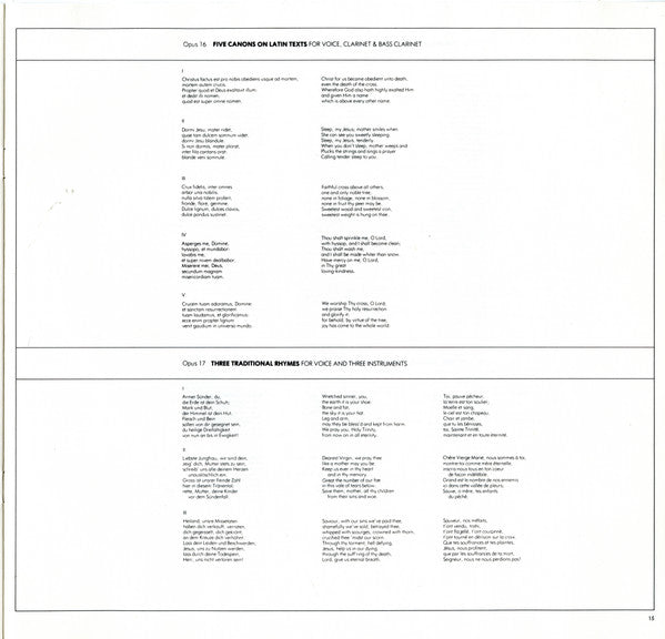 The Complete Works Of Anton Webern, Volume 1 (Op. 1-31)