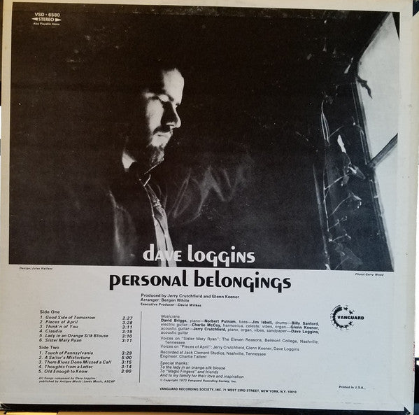 Master Release: Personal Belongings by Dave Loggins