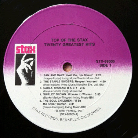 Top Of The Stax - Twenty Greatest Hits