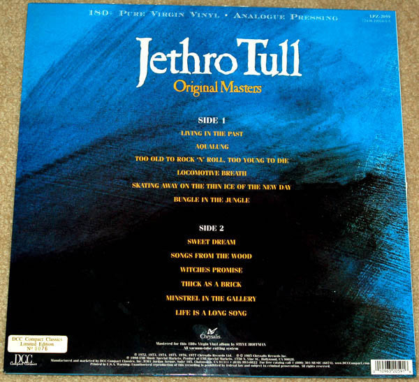 Release: Original Masters-Vinyl-US-1998-LPZ-2059, 72438-19910-1-5-1388566