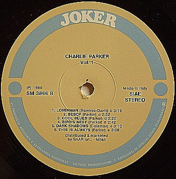 Charlie Parker Quartet, Quintet & Septet (Vol. 1)