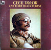 Cecil Taylor - Live In The Black Forest (Vinyl, LP, Album) Very Good (VG) / Very Good (VG)