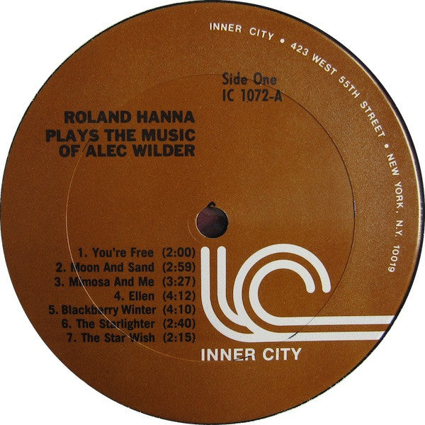Roland Hanna Plays The Music Of Alec Wilder