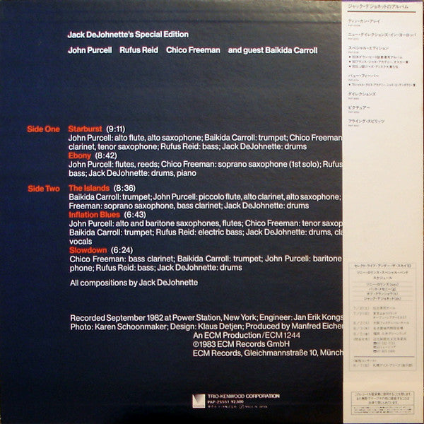 Master Release: Inflation Blues by Jack DeJohnette's Special Edition